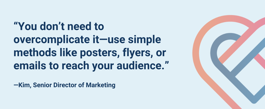 kim fundraiser marketing quote