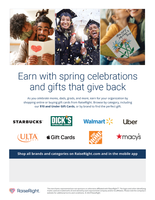 RaiseRight Spring Gifting Flyer