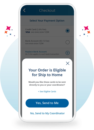 RaiseRight mobile app shipping preferences