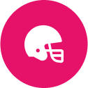 Football helmet icon