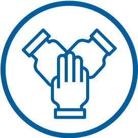 all hands team icon