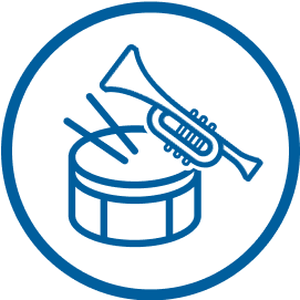 band instruments icon