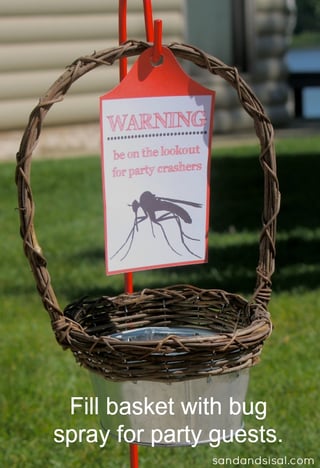 bug spray basket