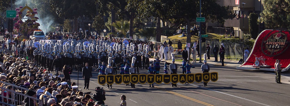 PCMB Marching in Rose Bowl Parade