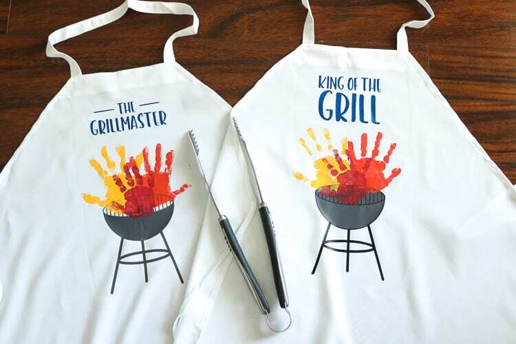 diy fathers day grilling apron