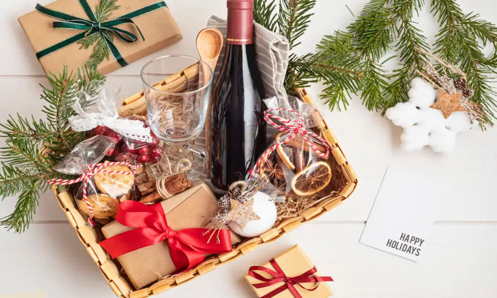 food holiday gift basket