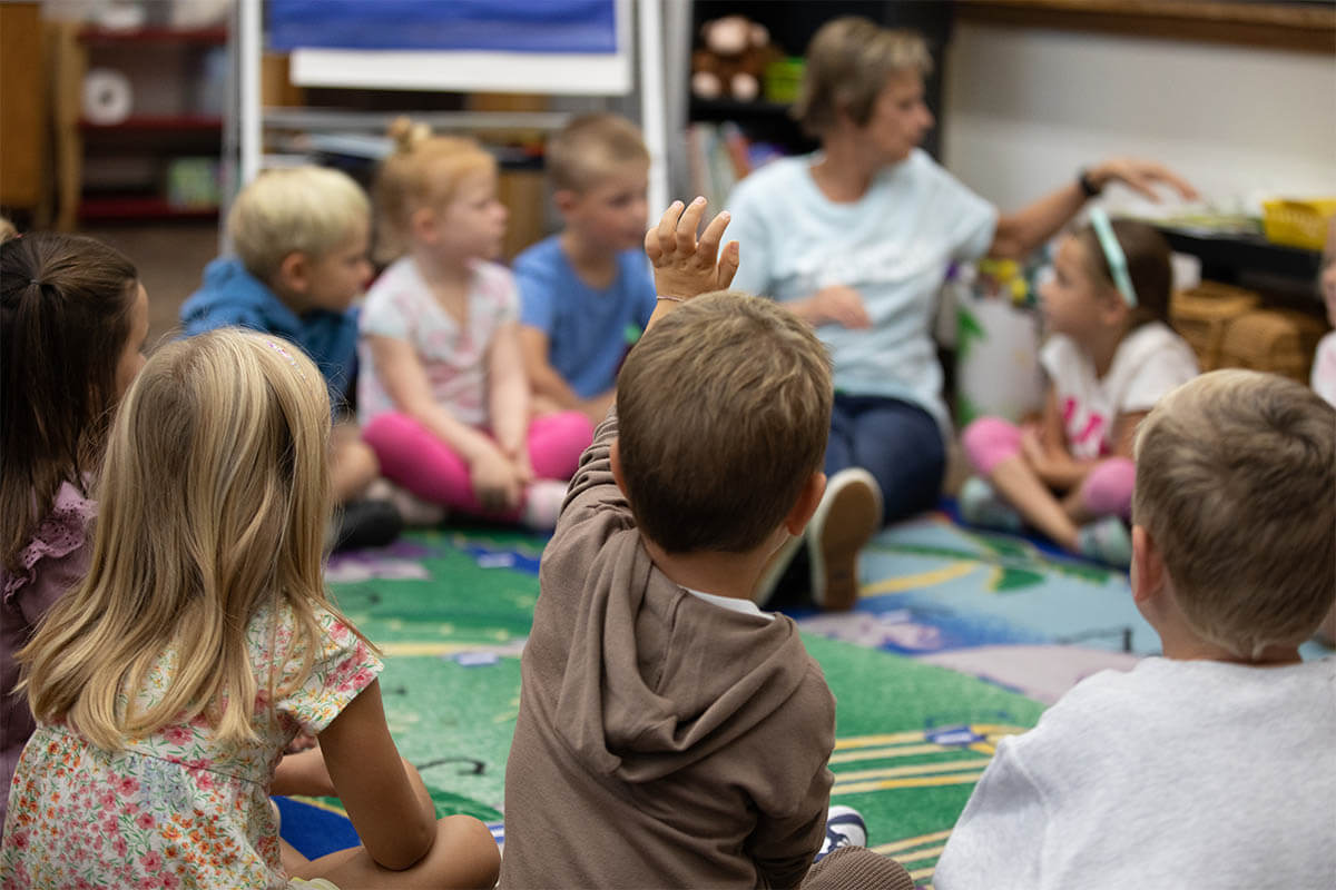 3rd grade class at Hudsonville Christian