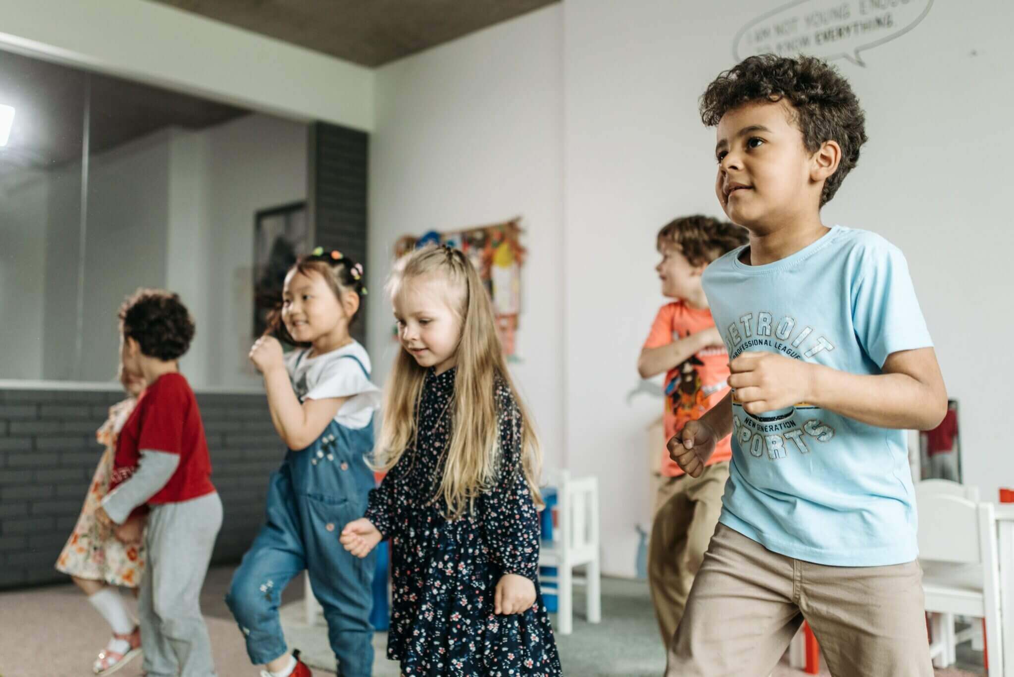 kids at a danceathon fundraiser