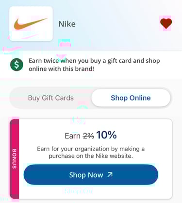 nike shop online example