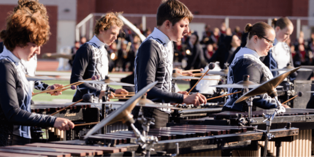 Rockford High School band members