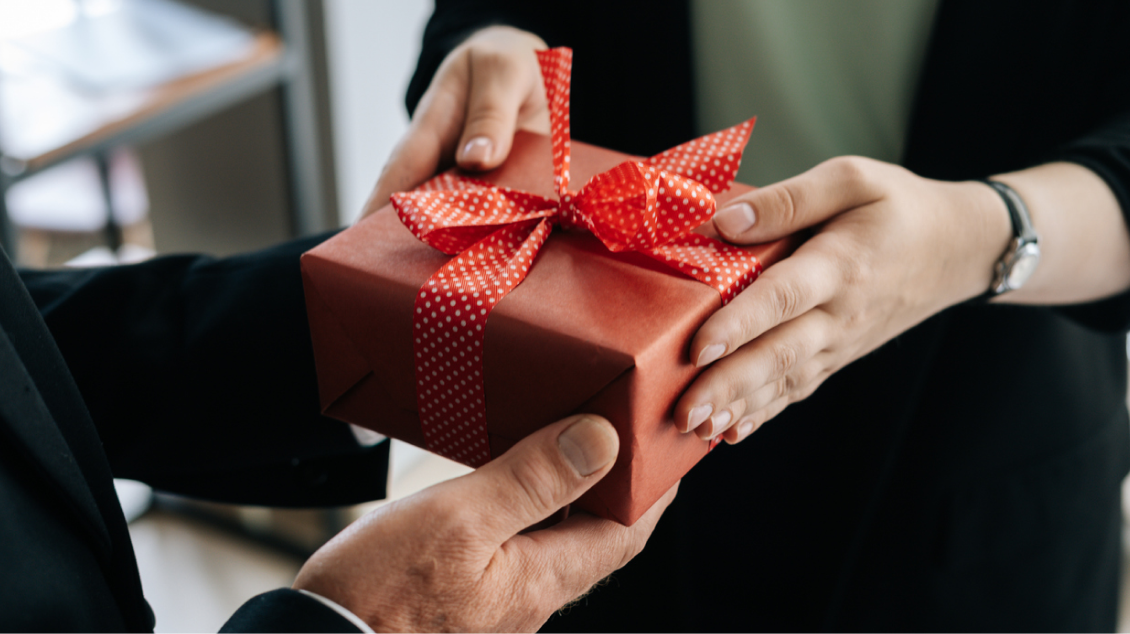 giving a gift