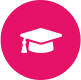 Graduation cap icon
