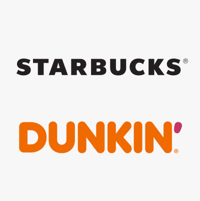 Starbucks Dunkin