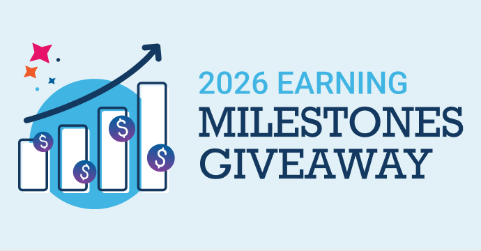 Earning Milestones Giveaway