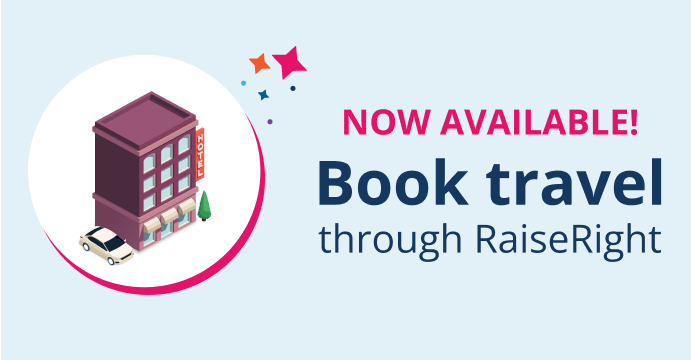 Now available! Book travel through Raiseright
