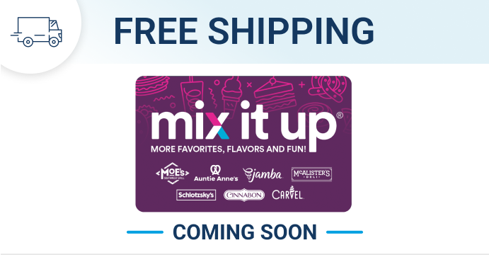 Mix It Up free shipping tease