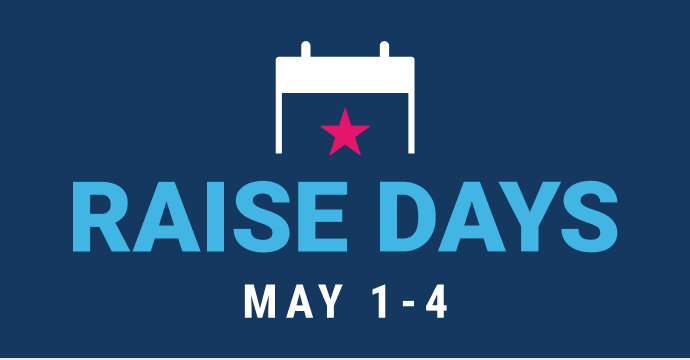 Coming soon: Raise Days | May 1-4