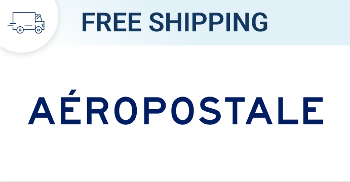 Free shipping on Aeropostale orders $150+