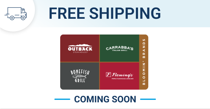 Bloomin' Brands free shipping coming soon