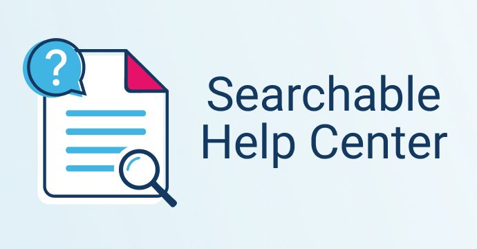 Searchable Help Center